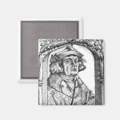 Portret van John of Indagine Magneet (Voorkant / Achterkant)