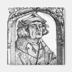 Portret van John of Indagine Magneet