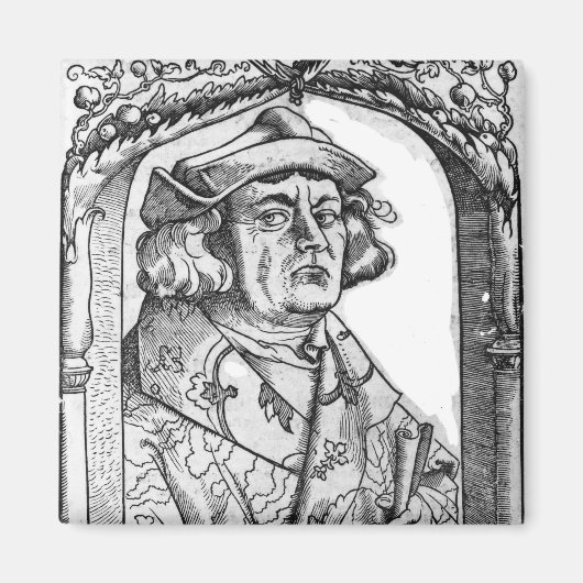 Portret van John of Indagine Magneet (Voorkant)