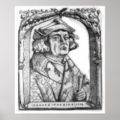 Portret van John of Indagine Poster (Voorkant)
