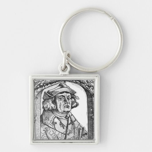 Portret van John of Indagine Sleutelhanger (Voorkant)
