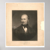 Portret van John Sutter (1679A) - Onherstelbaar Poster (Voorkant)