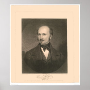 Portret van John Sutter (1679A) - teruggezet Poster