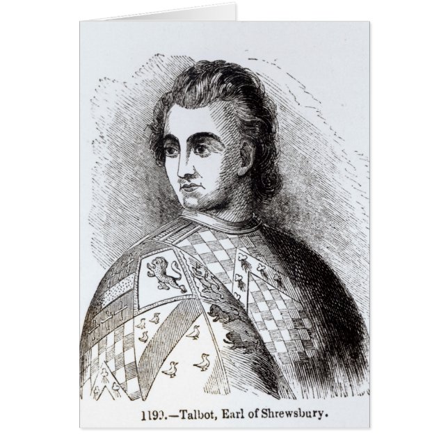 Portret van John Talbot (Voorkant)