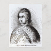 Portret van John Talbot Briefkaart (Voorkant)