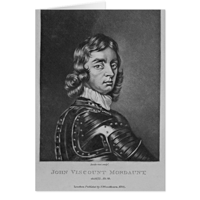 Portret van John Viscount Mordaunt (Voorkant)