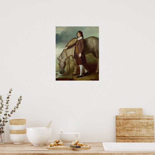 Portret van John Walter Tempest Poster (Keuken)