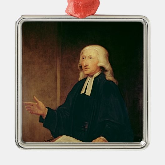 Portret van John Wesley 1788 Metalen Ornament (Voorkant)