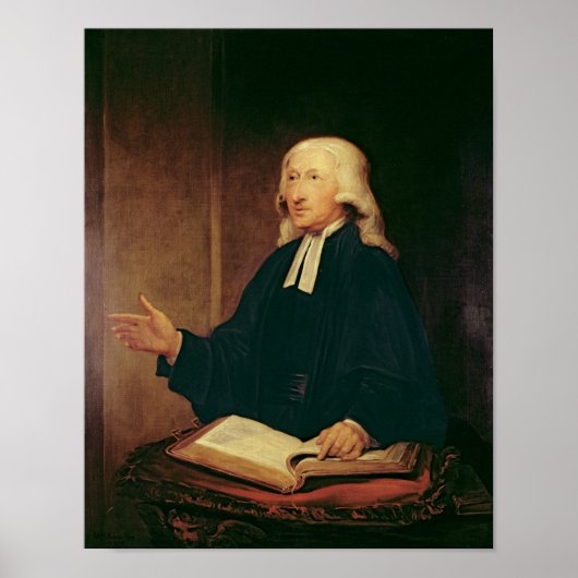 Portret van John Wesley 1788 Poster (Voorkant)
