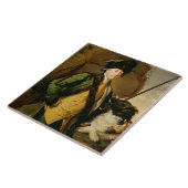 Portret van John Whetham van Kirklington (1731-181 Tegeltje (Zijkant)