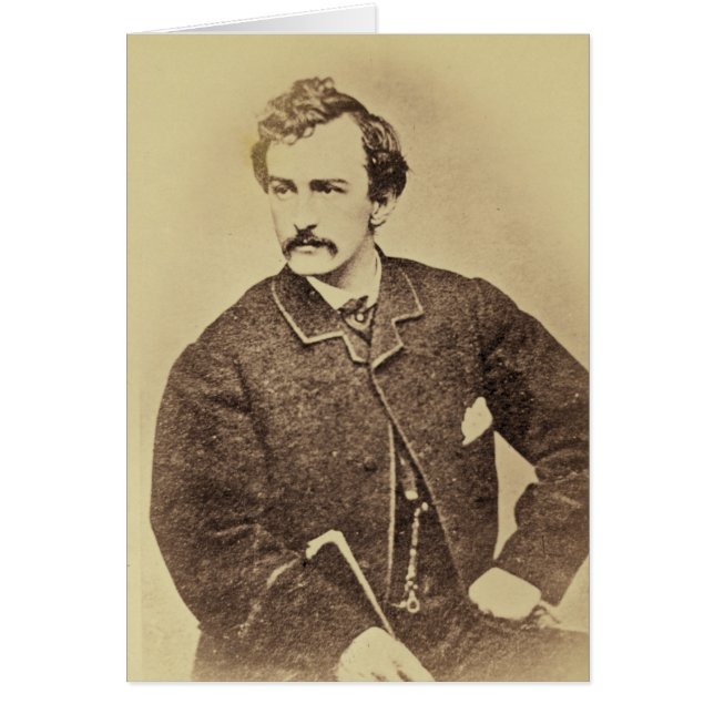 Portret van John Wilkes Booth | 1861-65 (Voorkant)