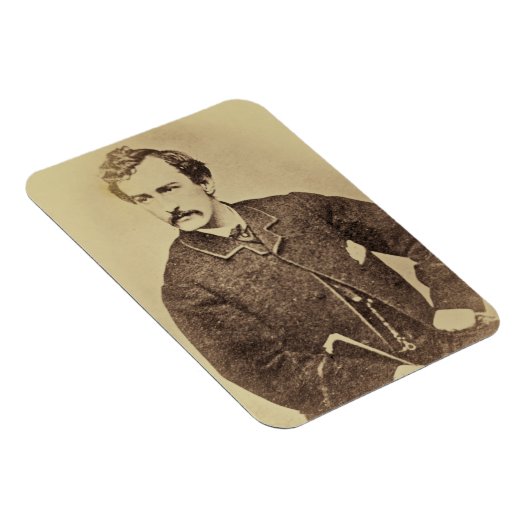 Portret van John Wilkes Booth | 1861-65 Magneet (Rechterzijde)