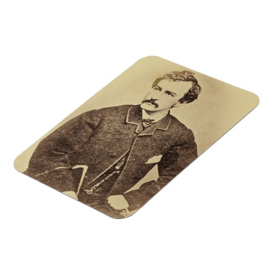 Portret van John Wilkes Booth | 1861-65 Magneet (Linkerzijde)