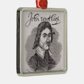 Portret van John Winthrop Metalen Ornament (Rechts)