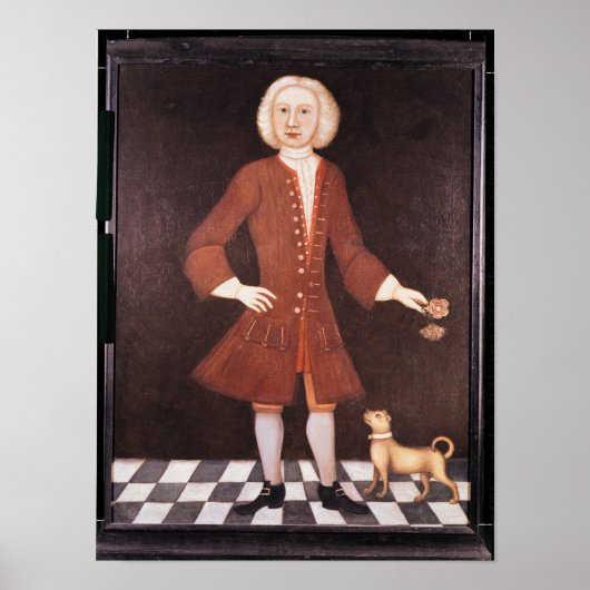 Portret van Jonathan Bentham, c.1725 Poster (Voorkant)
