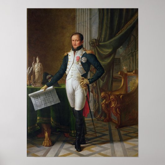 Portret van Joseph Bonaparte King van Spanje Poster (Voorkant)