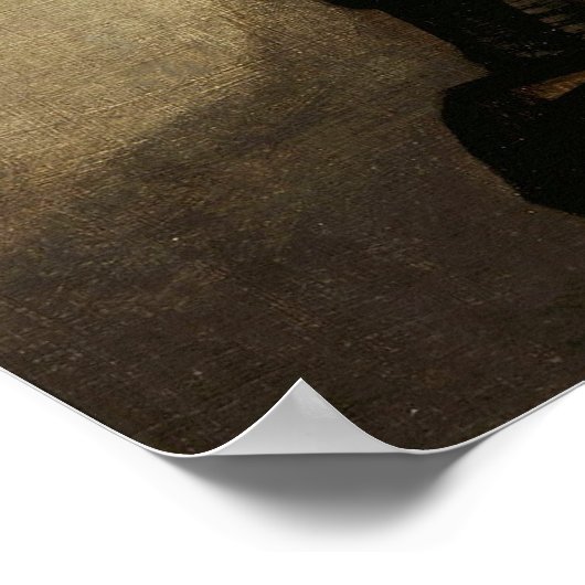 Portret van Joseph Brant door Gilbert Stuart Poster (Hoek)