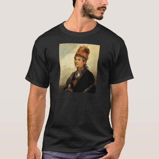 Portret van Joseph Brant door Gilbert Stuart T-shirt (Voorkant)