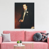 Portret van Joseph Chamberlain, 1886 Canvas Afdruk (Insitu (Woonkamer))