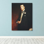 Portret van Joseph Chamberlain, 1886 Canvas Afdruk (Insitu (Houten vloer))