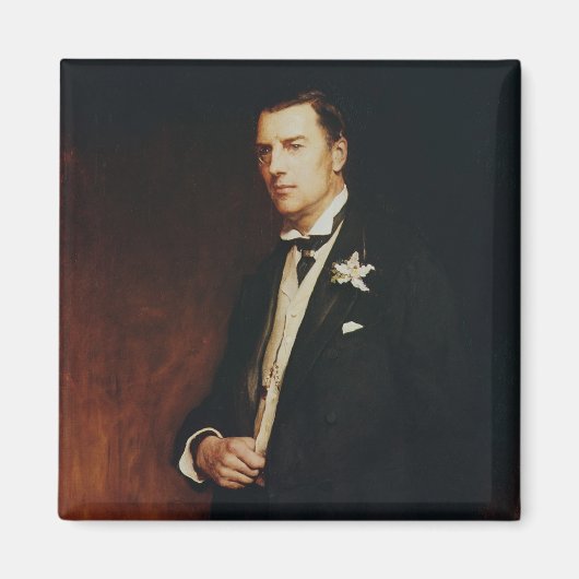Portret van Joseph Chamberlain, 1886 Magneet (Voorkant)