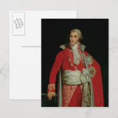 Portret van Joseph Fouche Duke van Otranto Briefkaart (Voorkant / Achterkant)