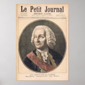 Portret van Joseph Francis Dupleix Poster (Voorkant)