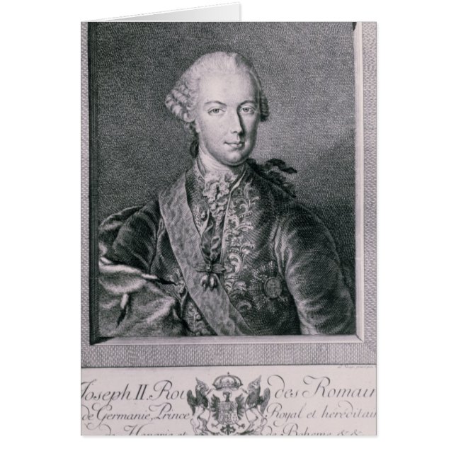 Portret van Joseph II (Voorkant)