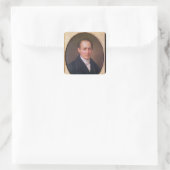 Portret van Joseph Nicephore Niepce 1854 Vierkante Sticker (Tas)