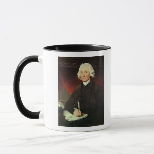 Portret van Joseph Priestley (1733-1804) Mok (Links)