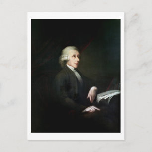 Portret van Joseph Priestley (1733-1804) (olie op  Briefkaart