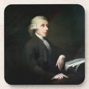 Portret van Joseph Priestley (1733-1804) (olie op  Onderzetter