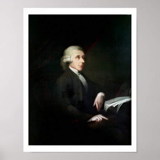 Portret van Joseph Priestley (1733-1804) (olie op Poster (Voorkant)