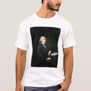Portret van Joseph Priestley (1733-1804) (olie op  T-shirt