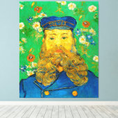 Portret van Joseph Roulin Vincent Gogh Canvas Afdruk (Insitu (Houten vloer))