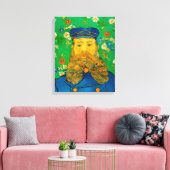 Portret van Joseph Roulin | Vincent van Gogh Canvas Afdruk (Insitu (Woonkamer))