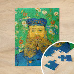 Portret van Joseph Roulin | Vincent Van Gogh Legpuzzel<br><div class="desc">Portret van Joseph Roulin (1889) door de Nederlandse postpressionistische kunstenaar Vincent Van Gogh. Het originele schilderij is een olie op canvas. Het portret is een van de schilderijen van Van Gogh van zijn goede vriend, een postbediende in de Zuid-Franse stad Arles. Deze close-up van de postbode in uniform is tegen...</div>
