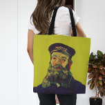 Portret van Joseph Roulin | Vincent van Gogh Tote Bag<br><div class="desc">Vincent van Goghs serie portretten van Joseph Roulin, de postbode in Arles, is een eerbetoon aan zijn goede vriend en vertrouweling. De werken, geschilderd tussen 1888 en 1889, tonen Van Goghs post-impressionistische stijl, met gedurfde kleuren, dynamische penseelstreken en expressief karakter. Elk portret weerspiegelt Van Goghs bewondering voor Roulin, en beeldt...</div>