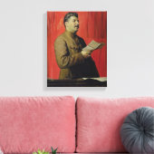Portret van Josif Stalin, 1933 Canvas Afdruk (Insitu (Woonkamer))