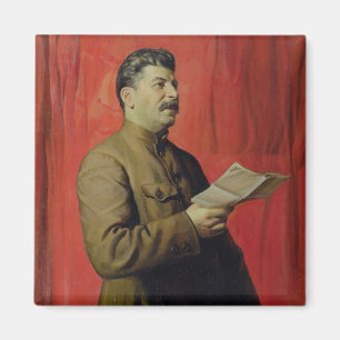 Portret van Josif Stalin, 1933 Magneet