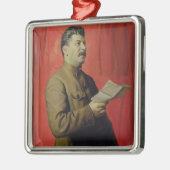 Portret van Josif Stalin, 1933 Metalen Ornament (Links)