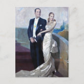 Portret van Juan Domingo Perón en Eva Duarte Briefkaart (Voorkant)