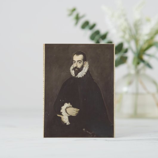 Portret van Juan Pimentel y Herrera door El Greco Briefkaart (Staand voorkant)