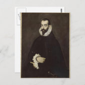Portret van Juan Pimentel y Herrera door El Greco Briefkaart (Voorkant / Achterkant)