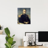 Portret van Jules Dumont d'Urville 1845 Poster (Thuiskantoor)