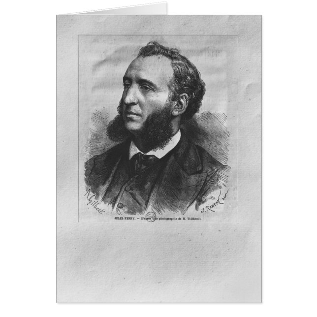 Portret van Jules Ferry (Voorkant)