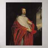 Portret van Jules Mazarin Poster (Voorkant)