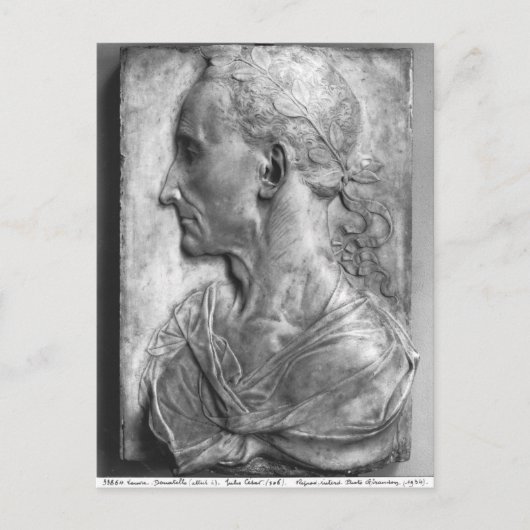 Portret van Julius Caesar Briefkaart (Voorkant)