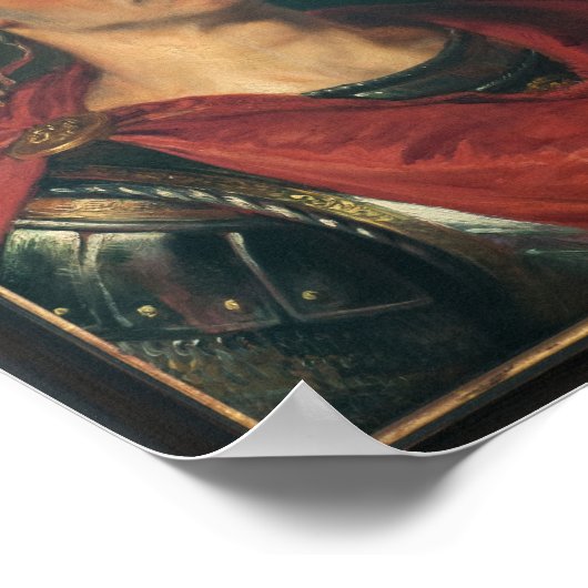 Portret van Julius Caesar Poster (Hoek)