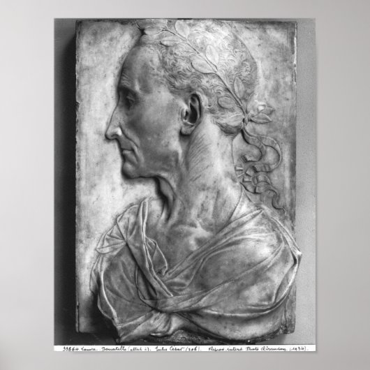 Portret van Julius Caesar Poster (Voorkant)